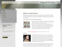 Tablet Screenshot of elegant-flooring.com